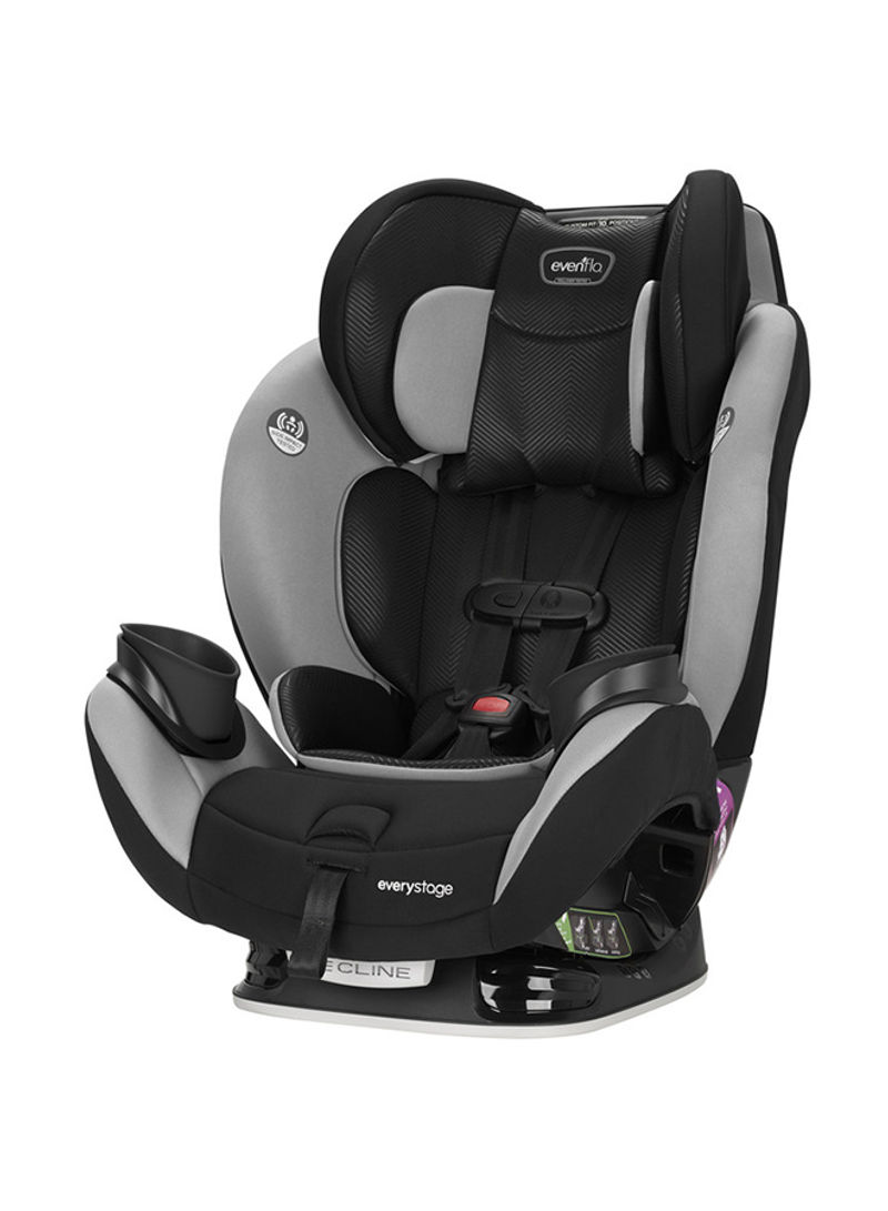 Everystage Lx All-In-One Car Seat Convertible To Booster Seat, 18-54 Kg, Gamma Black