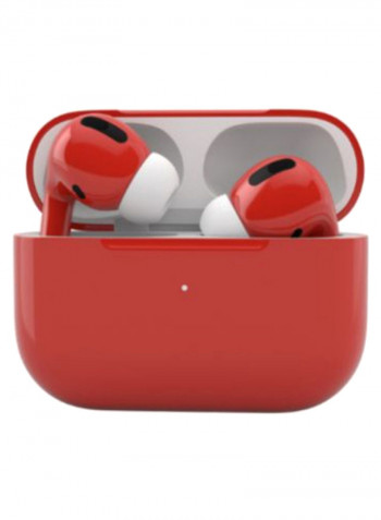 Apple AirPods Pro Wireless Bluetooth In-Ear With Charging Case Red Glossy