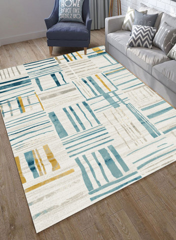 Anti-Skid Printed Mat Multicolour 180x280centimeter