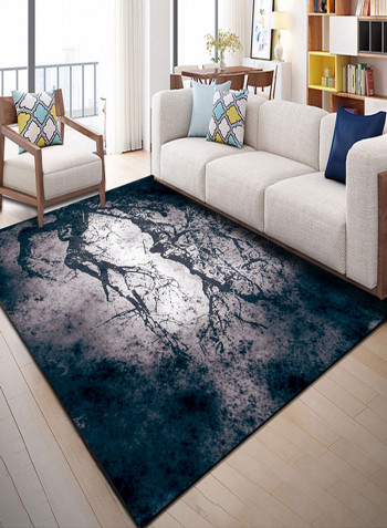 Creative Abstract Print Soft Mat Green/Black 120X180centimeter