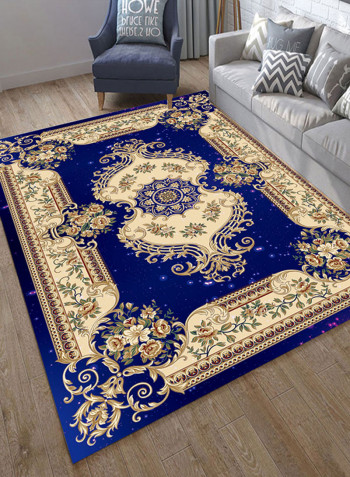 Anti-Skid Printed Carpet Multicolour 180x280centimeter