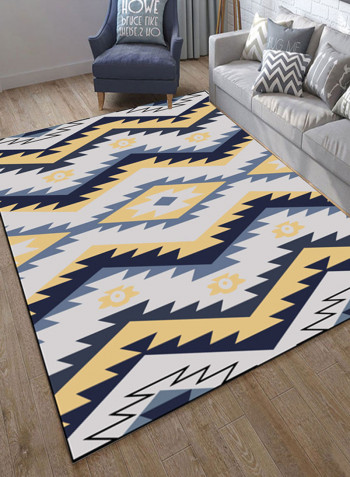 Anti-Skid Printed Mat Multicolour 180x280centimeter