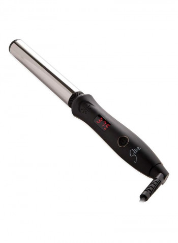 Clipless Styling Wand Curling Iron Black/Silver