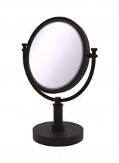 4X Magnification Vanity Top Make-Up Mirror Clear/Black 8inch