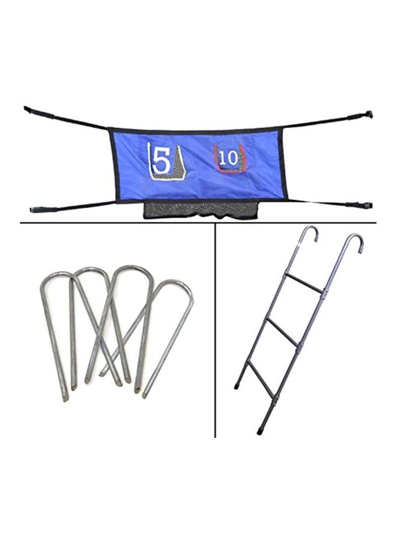 6-Piece 3-Rung Ladder Trampoline Kit