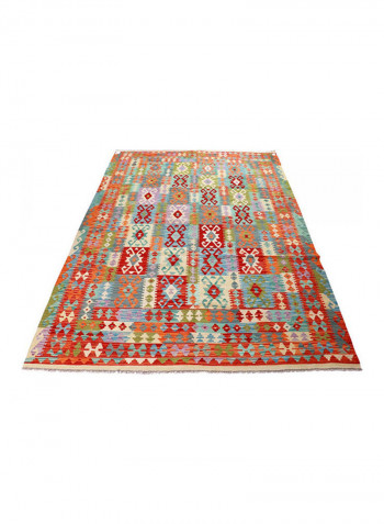 Al Fuad Handmade Kilim Wool Caucasian Carpet Multicolour 200X300cm