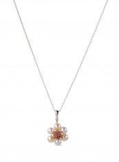 18K White Gold Freshwater Pearl Pendant