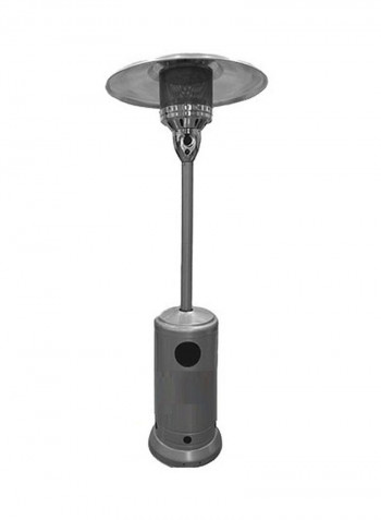 Mushroom Bullet Head Patio Heater Silver/Grey 815x2238x450millimeter