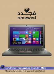 Renewed - Thinkpad X250 (2015) Laptop With 12.5-Inch Display, Intel Core i5 Processor/5th Gen/8GB RAM/256GB SSD/ Intel HD Graphics  5500 Black