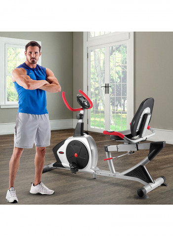 Heavy Duty Magnetic Recumbent Exercise Bike 23.60x62.90x43.10inch