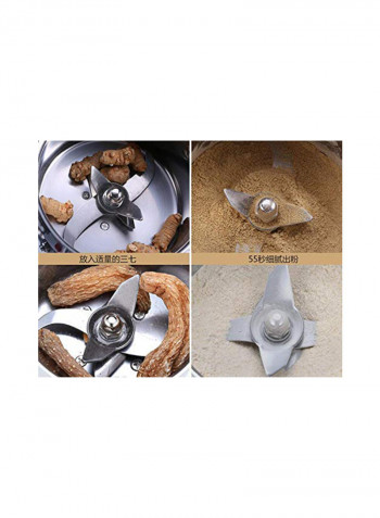 High Speed Multifunction Mill Grinder 4500W 4500A Silver