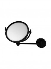 Wall Mounted 5X Magnification Mirror Black/Clear 8inch