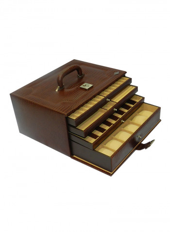 Capacity Of 10 Designer Pen Ring And Cufflink Box