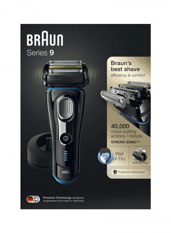 Series 9 Wet And Dry Foil Shaver Black/Blue