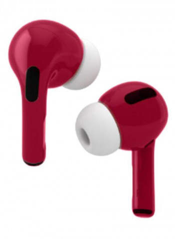In-Ear Wireless Earphones Burgundy Glossy