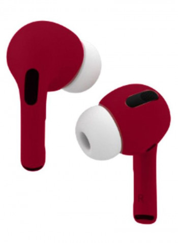 In-Ear Wireless Earphones Burgundy Matte