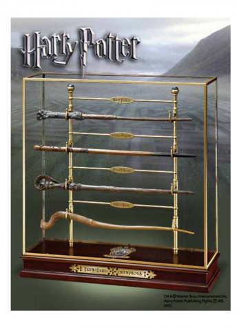4-Piece Harry Potter Triwizard Champions Wand Set With Box 17inch