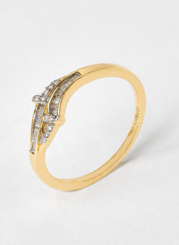 18 Karat Gold Bagguette Diamond Eternal Ring