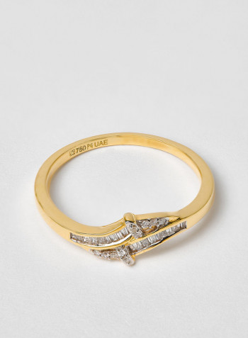 18 Karat Gold Bagguette Diamond Eternal Ring