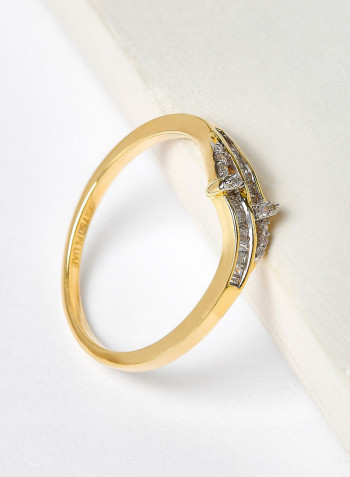 18 Karat Gold Bagguette Diamond Eternal Ring