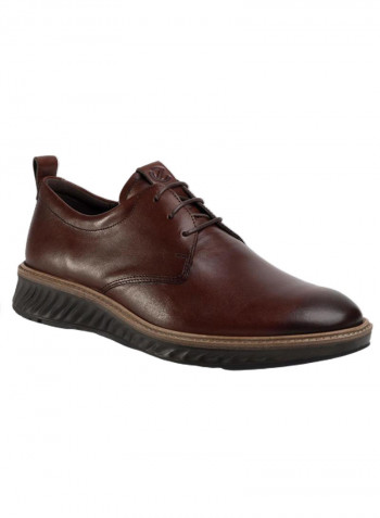 St.1 Hybrid Lace-Up Shoes Brown