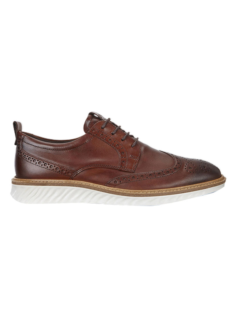 St.1 Hybrid Lace-Up Shoes Brown