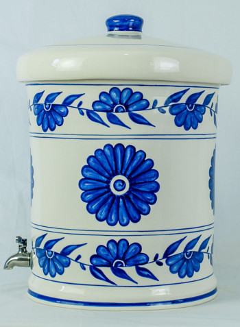 All-Natural Water Filter White/Blue