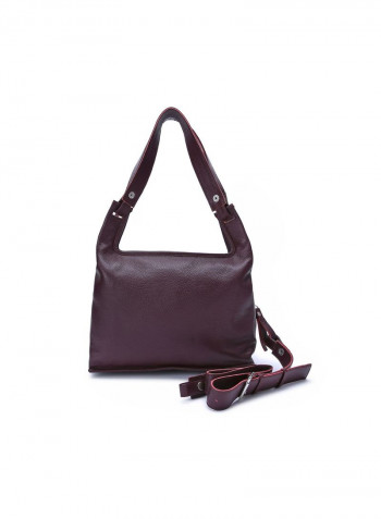 Classic Back to Work Hobo Bag Wine
