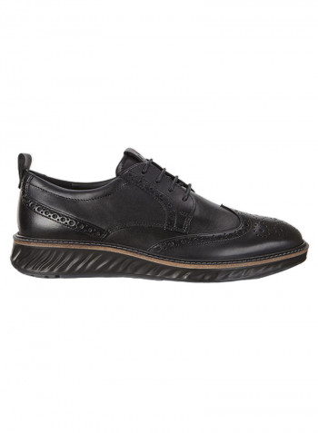 St.1 Hybrid Lace-Up Shoes Black