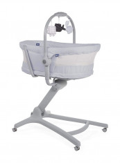 Baby Hug Air 4-In-1 Convertible Baby Cradle 0M-3Y, Stone