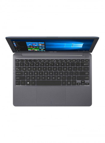 VivoBook E203NA Laptop With 11.6-Inch Display, Celeron N3350 Processor/4GB RAM/64GB eMMC Flash Drive/Integrated Graphics Black