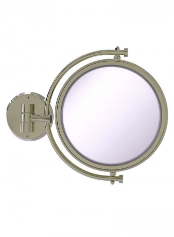 Wall Mounted Make-Up Mirror Silver