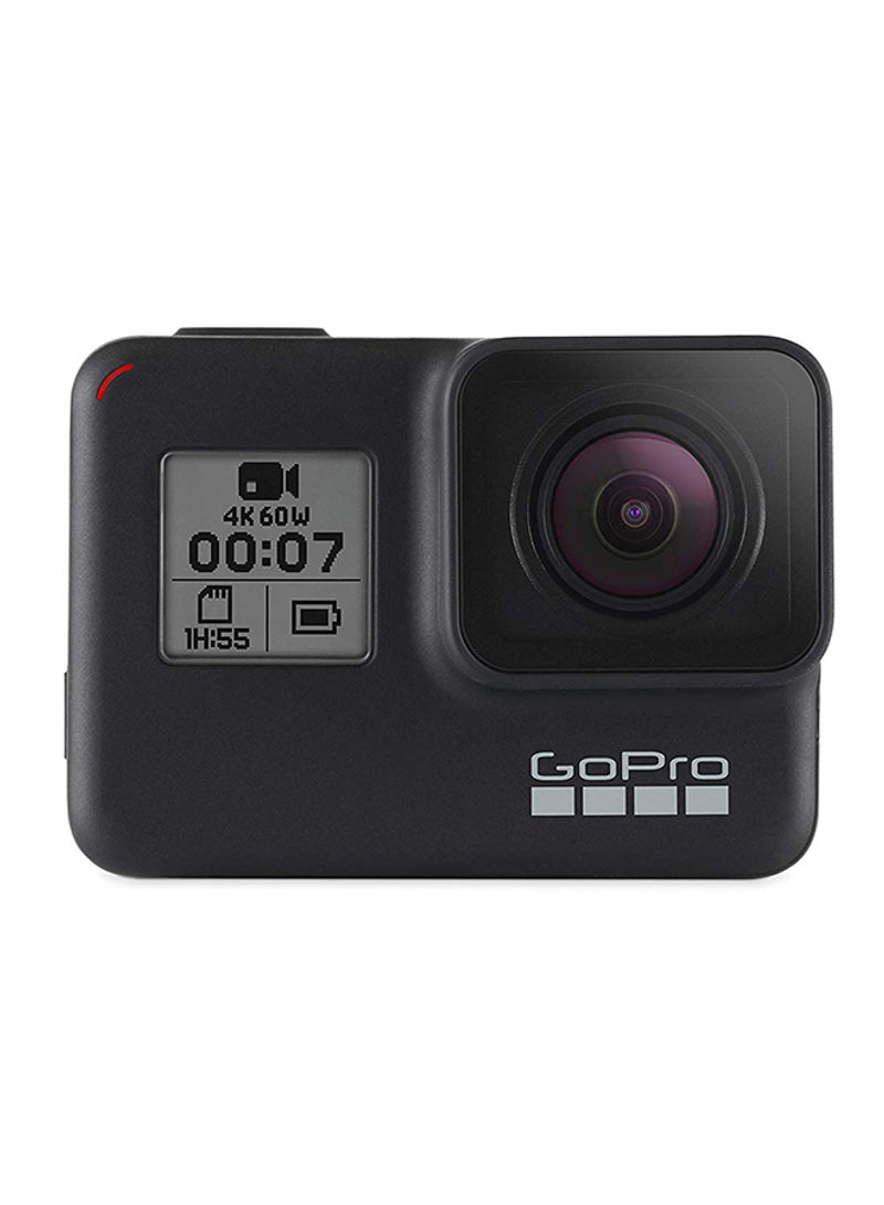Hero7 Sports Digital Action Camera Black with 12MP, 4K60/1080p240 video resolution  8x Slo-Mo Wi-Fi + Bluetooth GPS Enabled Water Resistant