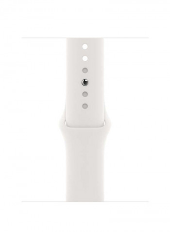Watch SE-40 mm GPS Silver Aluminium Case with Sport Band White