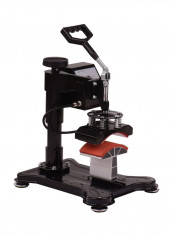 Swing Away Combo Digital Hat Cap Heat Press Thermal Transfer Machine Black