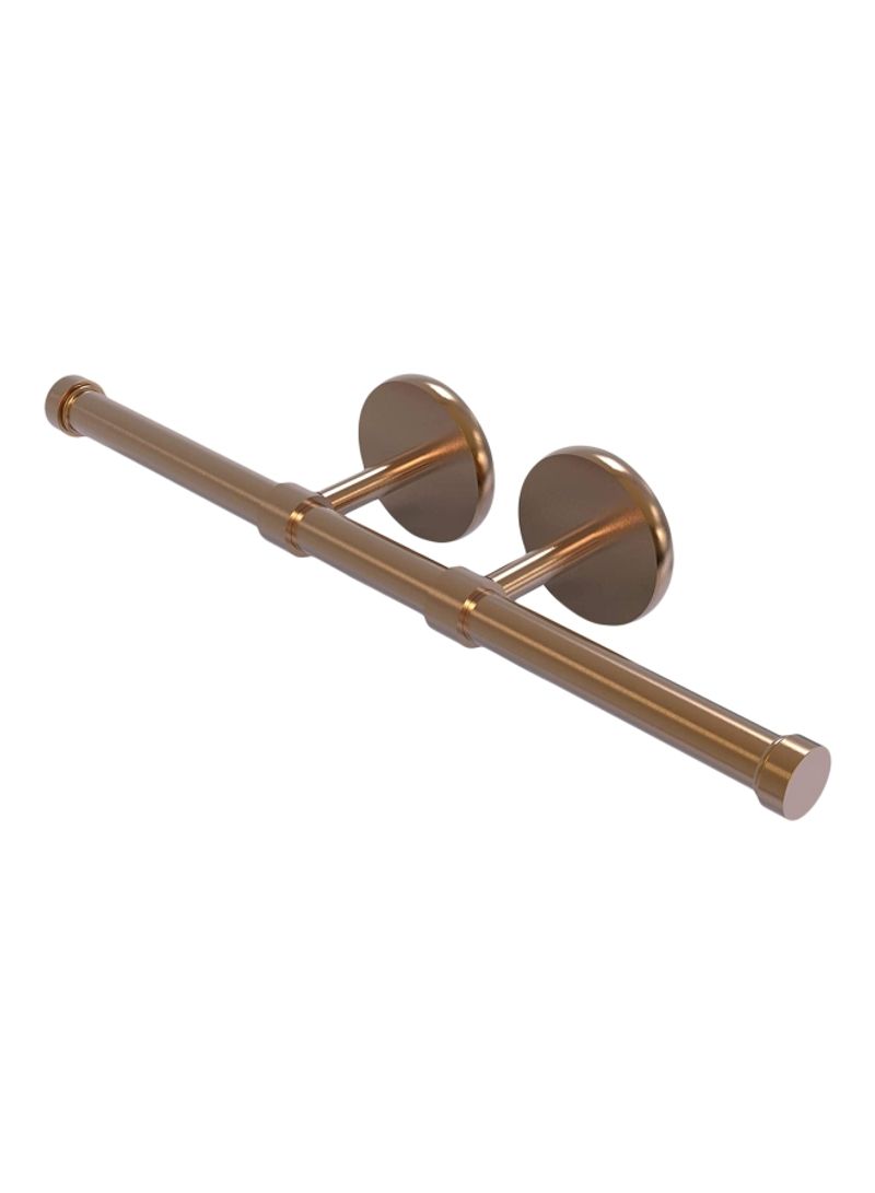 Prestige Skyline Collection Double Roll Toilet Paper Holder Brown 14.9x2.7x3.6inch