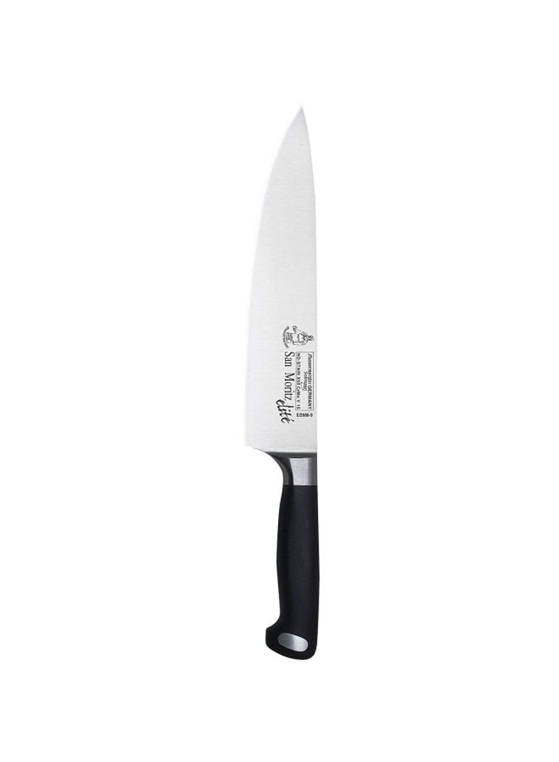 Stainless Steel Chef Knife Black/Silver 9inch