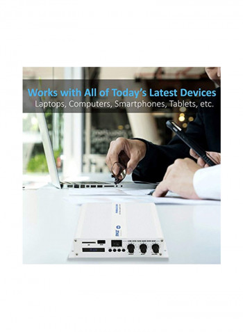 6-Channel Audio Amplifier PFMRA650BW.5 White/Black