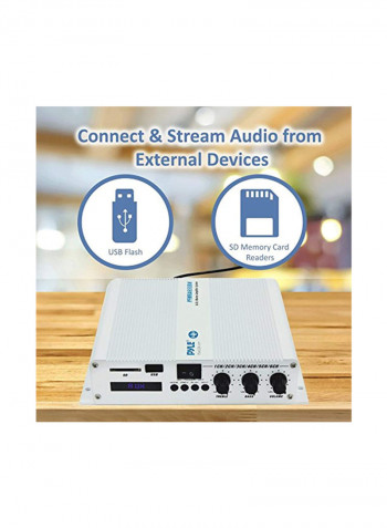 6-Channel Audio Amplifier PFMRA650BW.5 White/Black