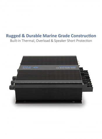 6-Channel Audio Marine Amplifier PFMRA640BB Black/Grey
