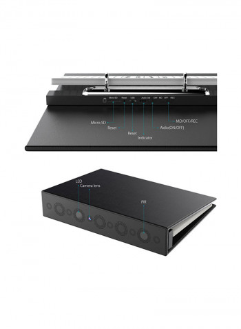 HD Spy Book Camera With PIR Motion Detection Recording