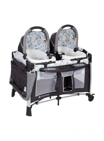 GoLite Twins Nursery Center - Drip Drop Blue