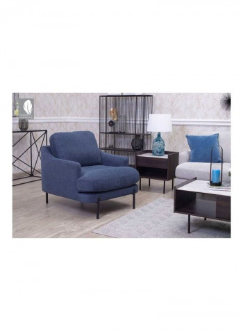 Newcastle Single Seater Sofa Blue