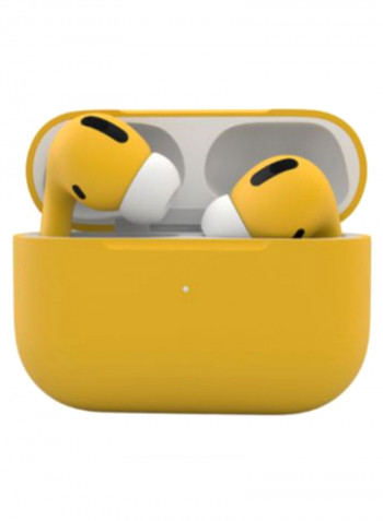Apple AirPods Pro Wireless Bluetooth In-Ear With Charging Case Yellow Matte