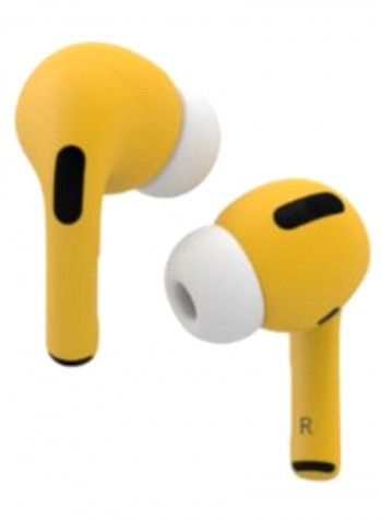 Apple AirPods Pro Wireless Bluetooth In-Ear With Charging Case Yellow Matte