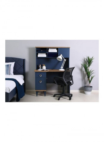 Poppins Study Desk Blue 62x117x158cm