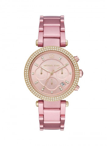 Women's Parker Water Resistant Chronograph Watch MK6806