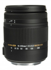 18-250mm f/3.5-6.3 DC OS HSM Lens For Canon Camera Black