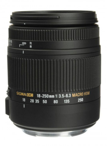 18-250mm f/3.5-6.3 DC OS HSM Lens For Canon Camera Black