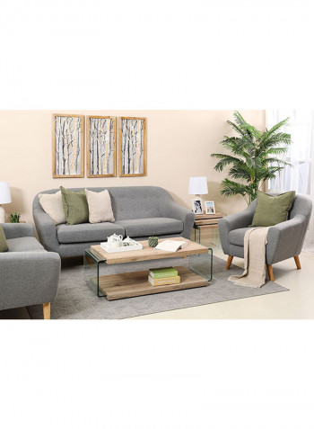 3-Seater Tropics Sofa Grey